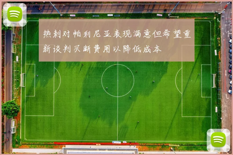 热刺对帕利尼亚表现满意但希望重新谈判买断费用以降低成本